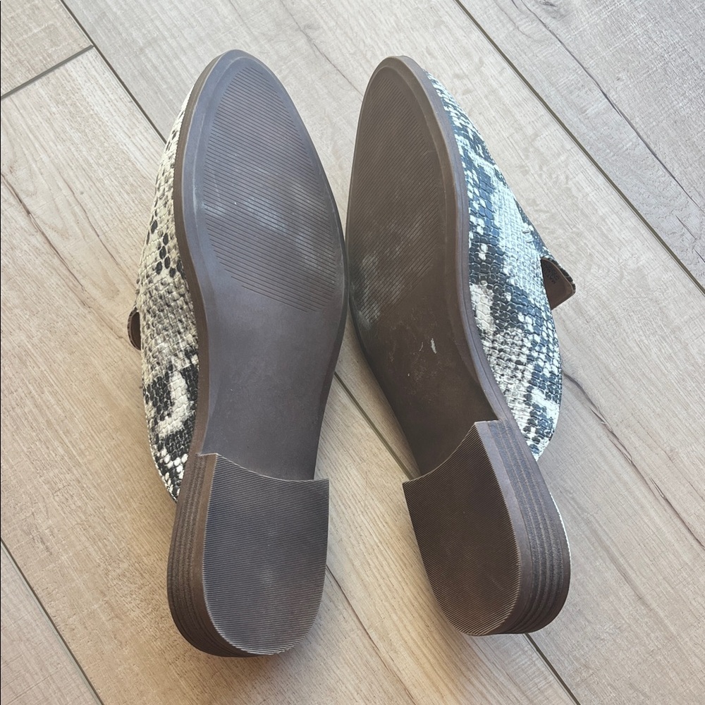 Madden Girl Snakeskin Patterned Mules - Picture 3 of 4
